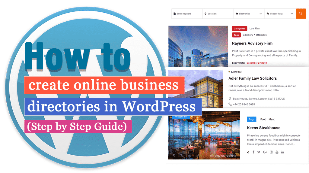 How To Create Online Business Directories In WordPress? (Step By Step ...