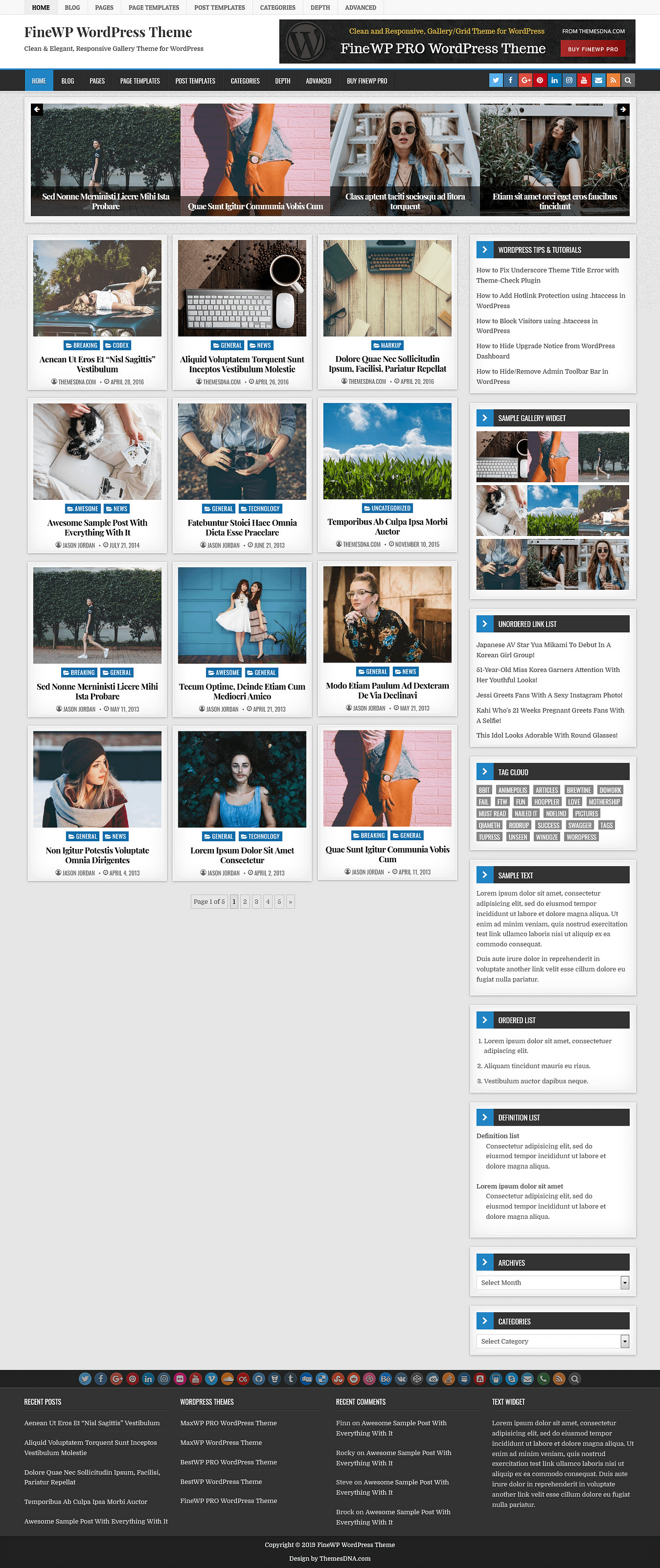 Thesis theme wordpress picture
