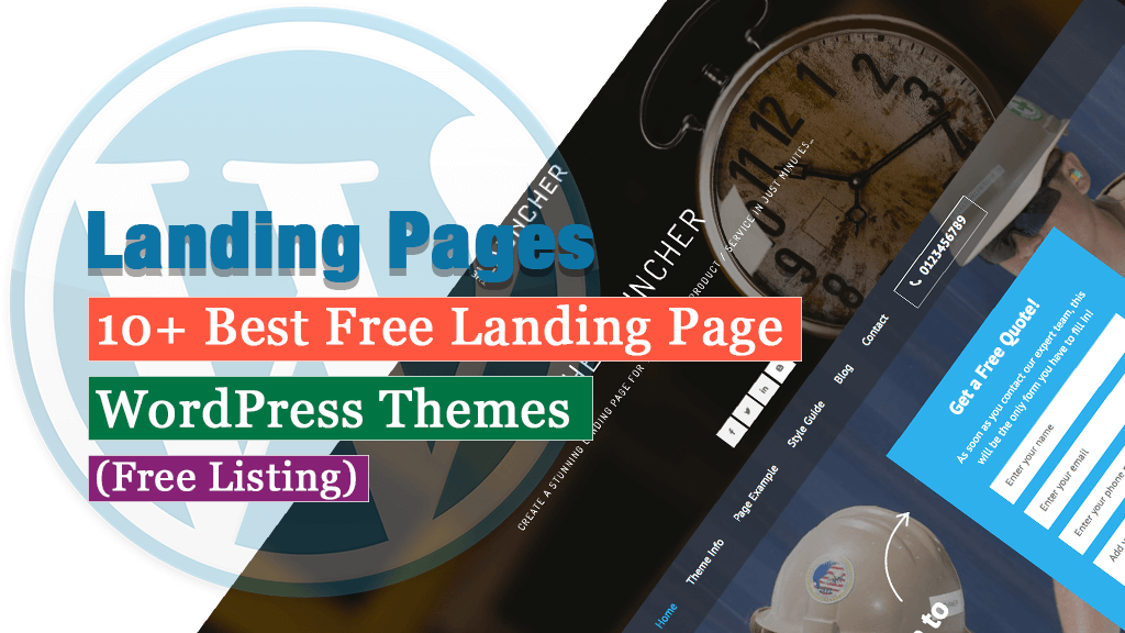 Best free wordpress landing page plugins