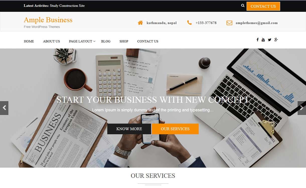 10+ Best Free Accounting WordPress Themes - 8Degree Themes