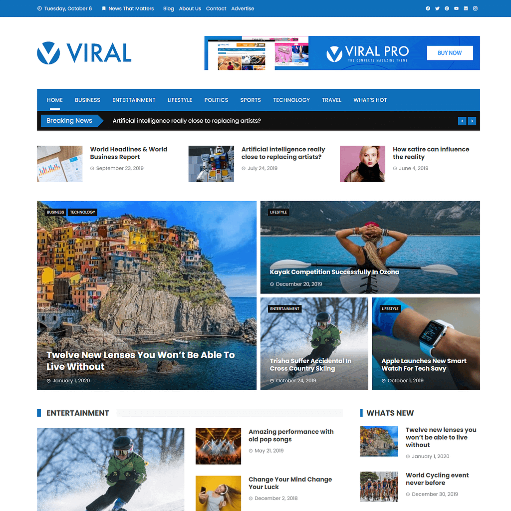 Viral WordPress Theme