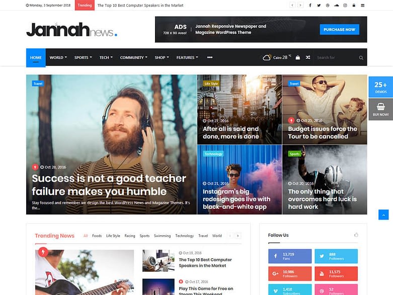Jonnah News - Best Premium News Magazine WordPress Themes
