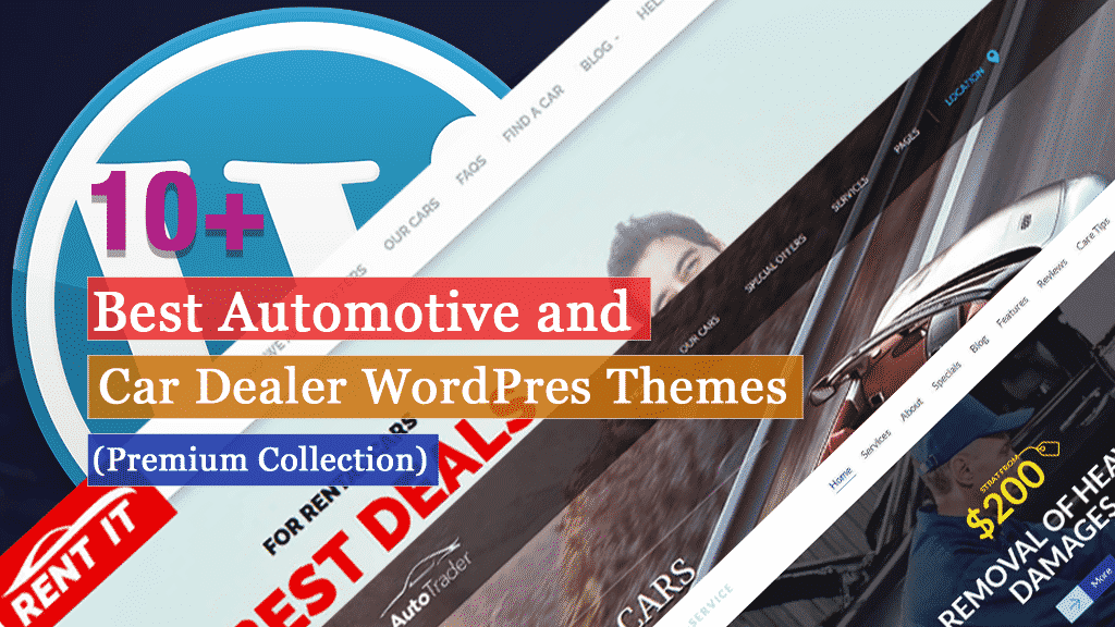 10+ Best Automotive and Car Dealer WordPress Themes (Premium 