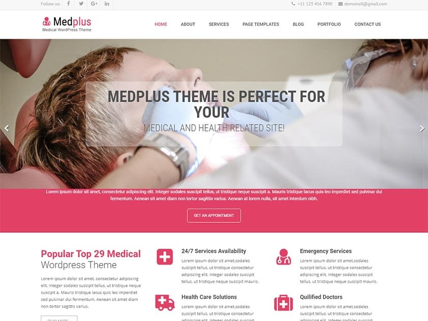 Top 15 FREE Medical WordPress Themes 2021 Updated