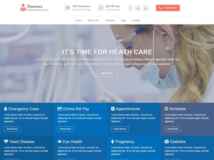 30 Doctor Website Templates For Medical Practitioners 2019